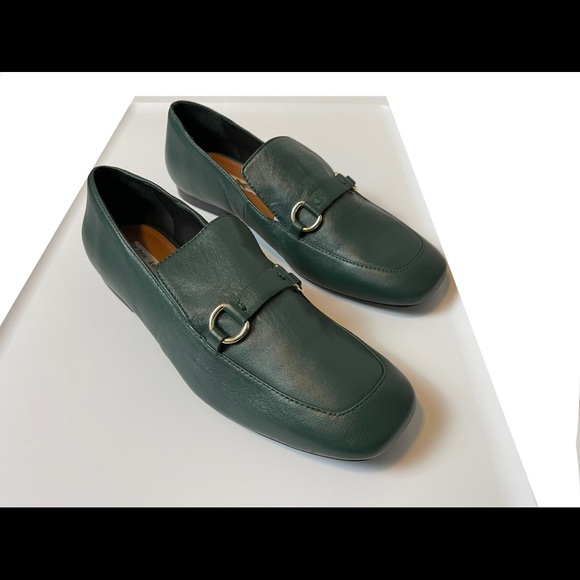 Square toe equestrian loafers green size 8 - Picture 4 of 12